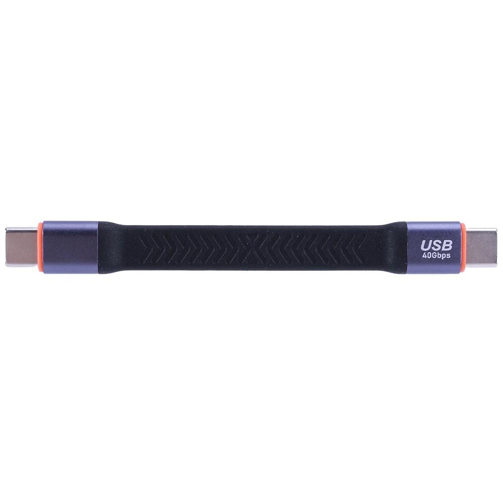 PD100W USB C-CŸ ª ̺, 20V 5A, USB3.2-CŸ  ̺, 2  40Gbps   ª USB ڵ ̾, 8K 60Hz